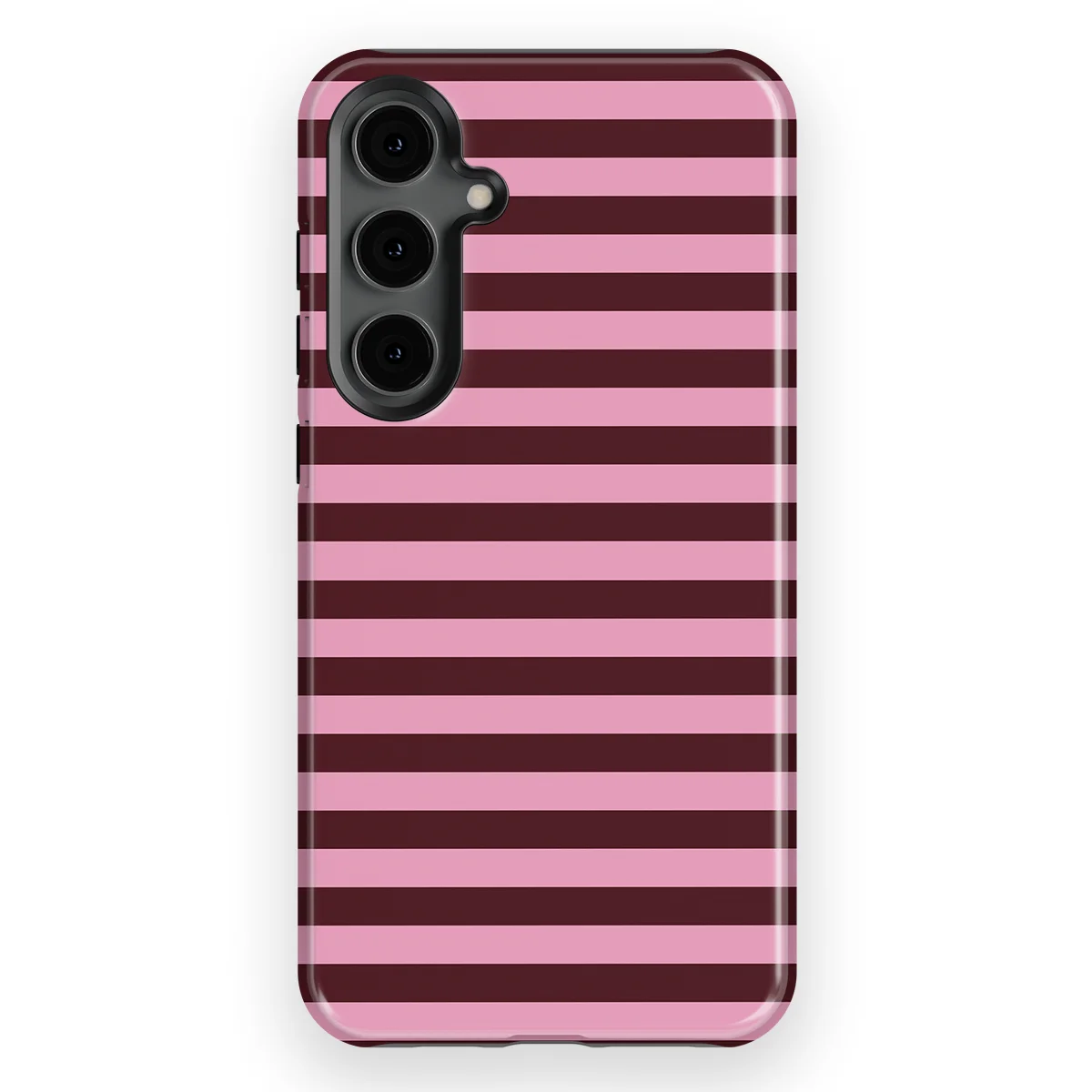Studio Stripes - Berry Bloom - Red/Pink/Multicolor case for Galaxy S24 Plus - Image 1