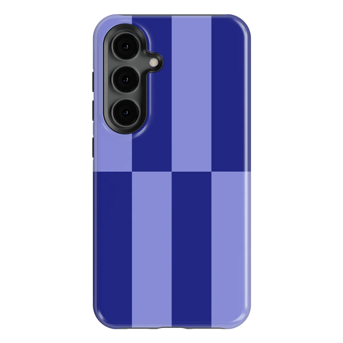 Offset Stripe - Moonlit Blue - Blue case for Galaxy S24 - Image 1