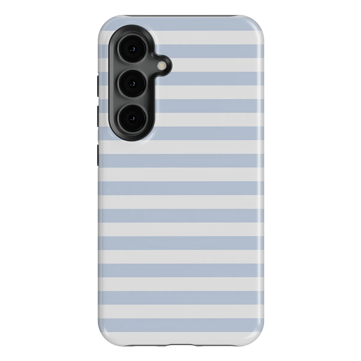 Studio Stripes - Frost Blue - Blue/Grey case for Galaxy S24 - Image 1