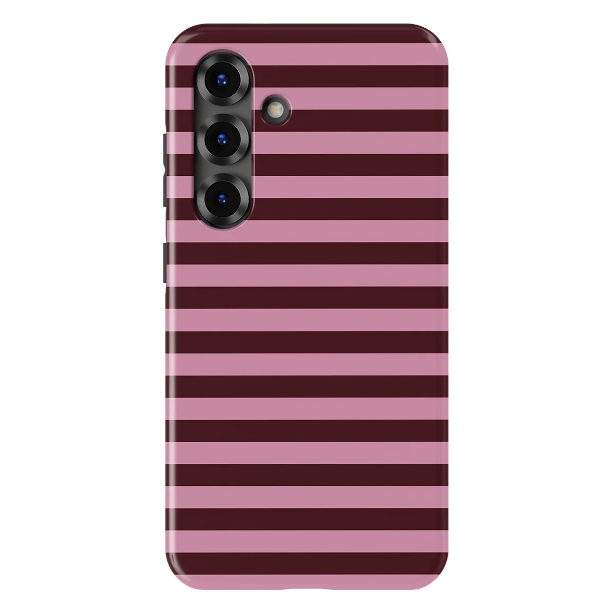 Studio Stripes - Berry Bloom - Red/Pink/Multicolor case for Galaxy S25 - Image 1