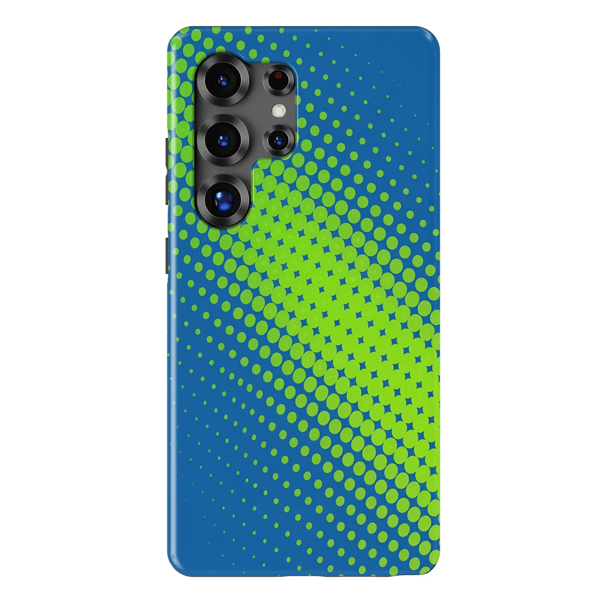 Color Burst - Blue Pulse - Blue/Green/Multicolor case for Galaxy S25 Ultra - Image 1
