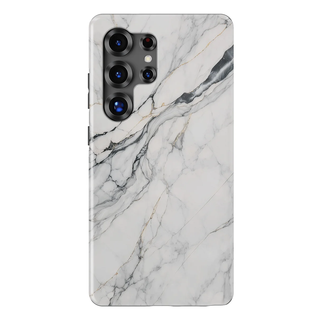 Marble Moods - Classic White Marble - White case for Galaxy S25 Ultra - Image 1