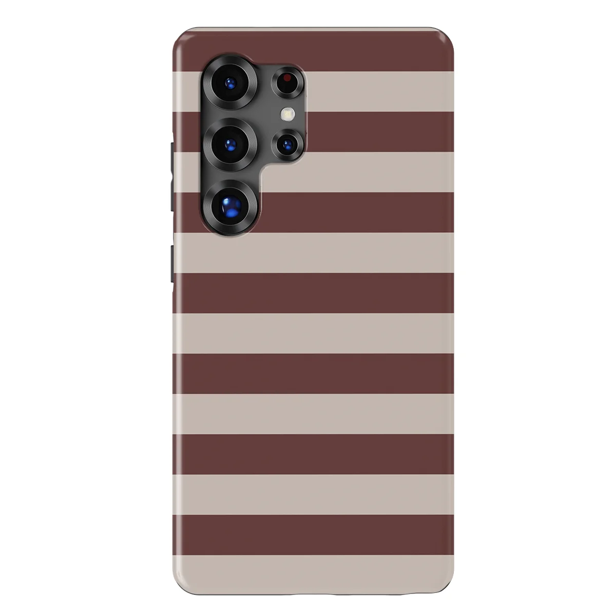 Studio Stripes - Mocha Mist - Brown/Grey/Multicolor case for Galaxy S25 Ultra - Image 1