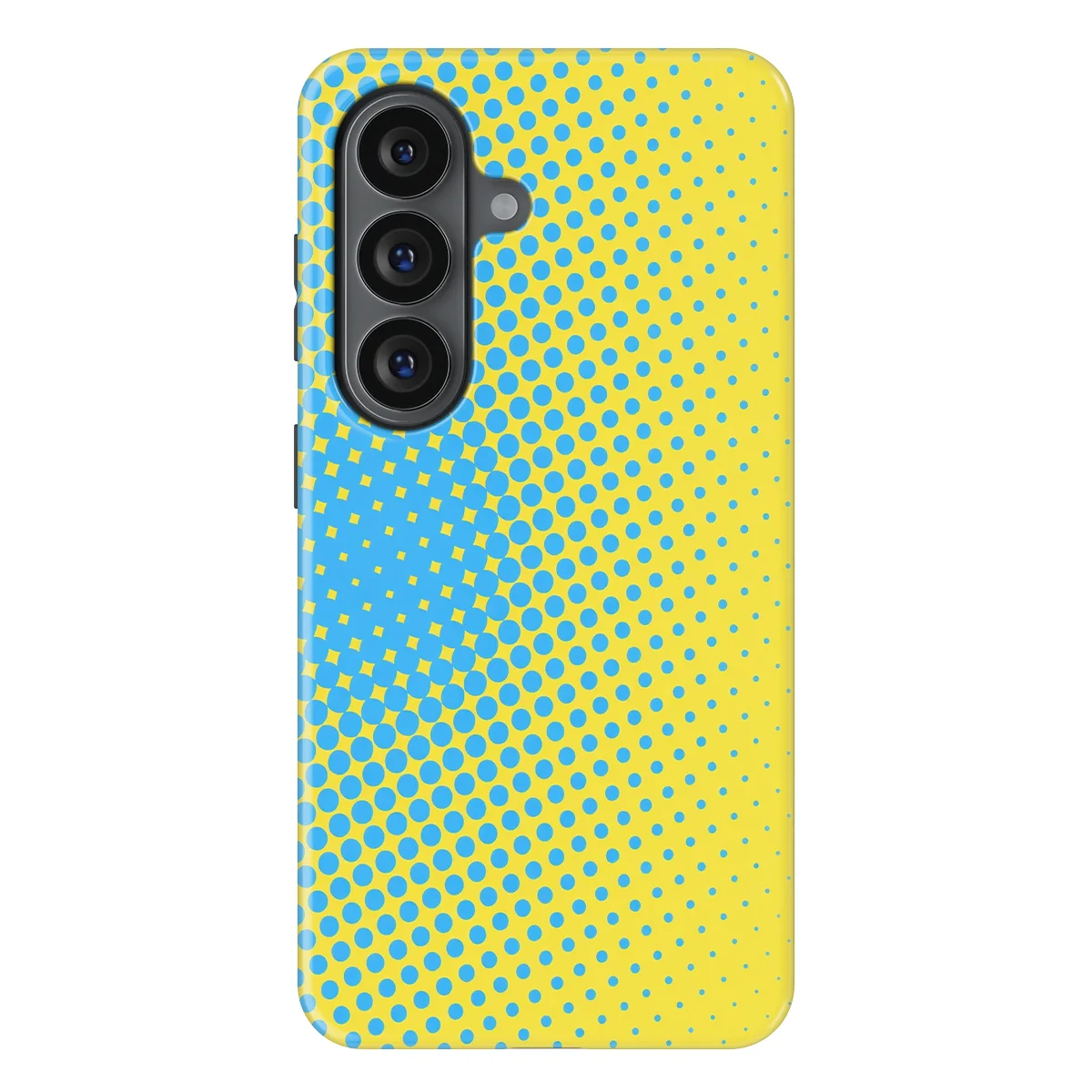 Color Burst - Lemon Pop - Yellow/Blue/Multicolor case for Galaxy S26 - Image 1
