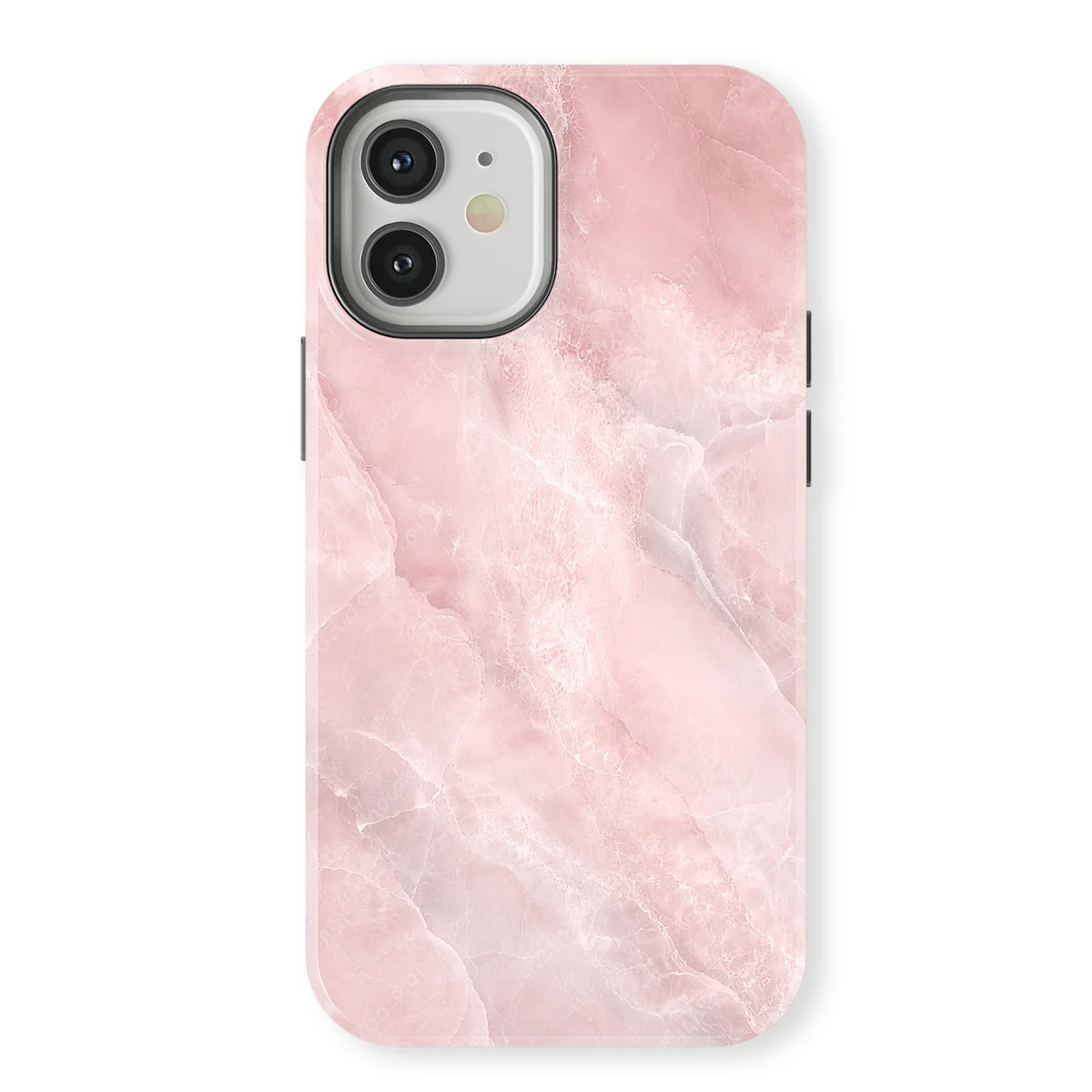 Marble Moods - Blush Marble - Pink case for iPhone 12 - Image 1