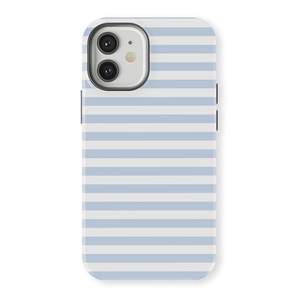 Studio Stripes - Frost Blue - Blue/Grey case for iPhone 12 - Image 1