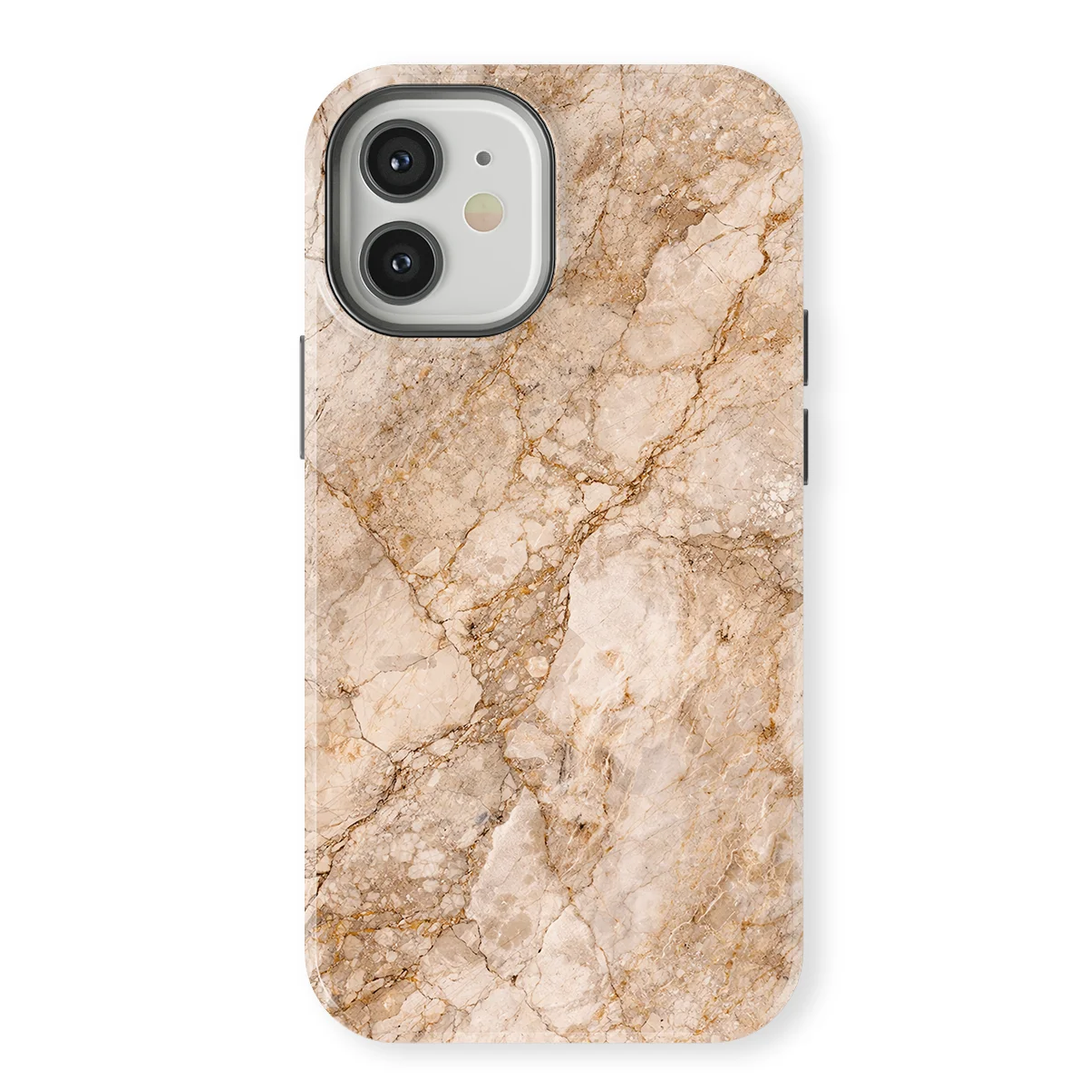 Marble Moods - Champagne Marble - Brown case for iPhone 12 Mini - Image 1