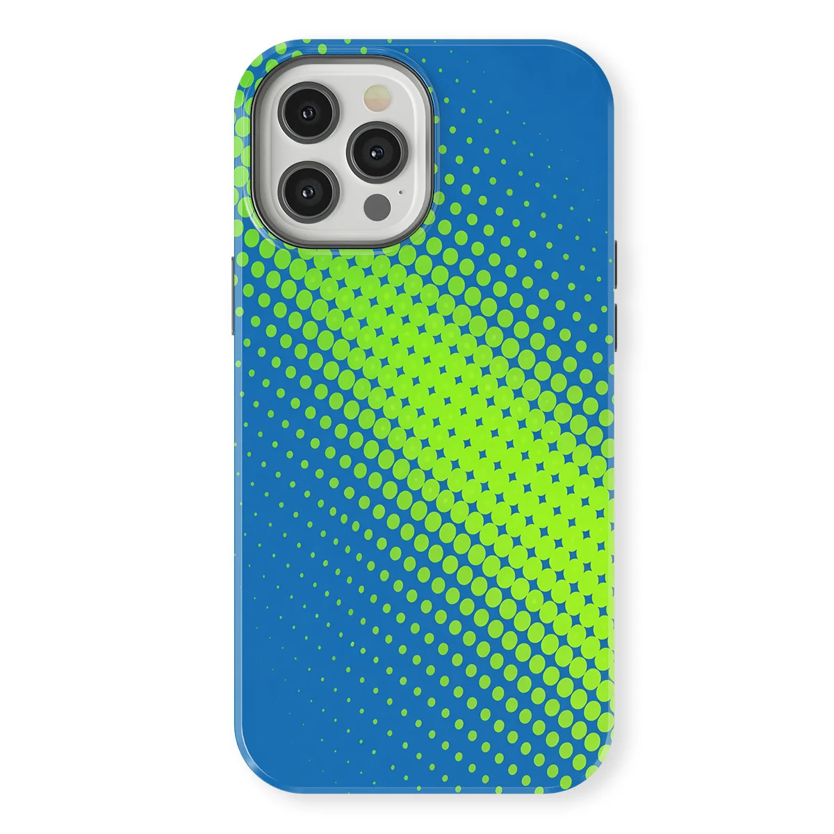 Color Burst - Blue Pulse - Blue/Green/Multicolor for iPhone 12 Pro