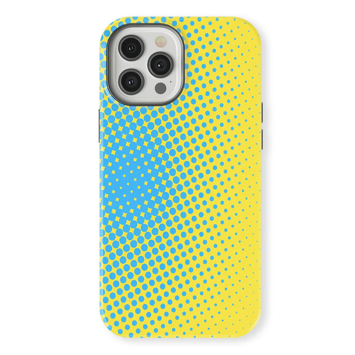 Color Burst - Lemon Pop - Yellow/Blue/Multicolor case for iPhone 12 Pro Max - Image 1