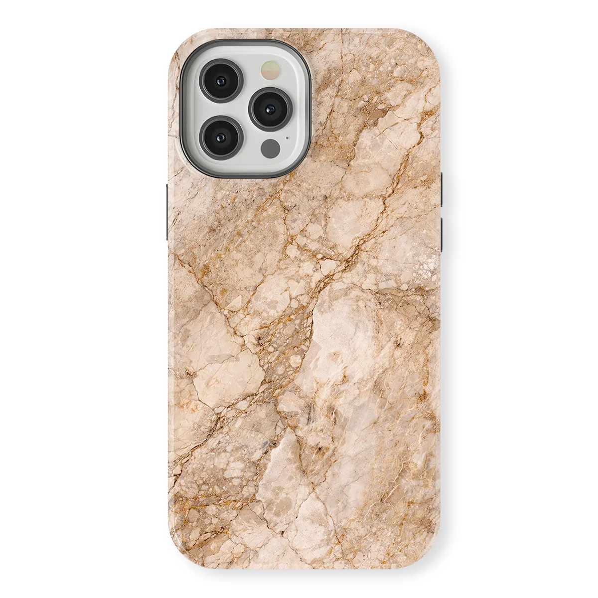 Marble Moods - Champagne Marble - Brown case for iPhone 12 Pro Max - Image 1