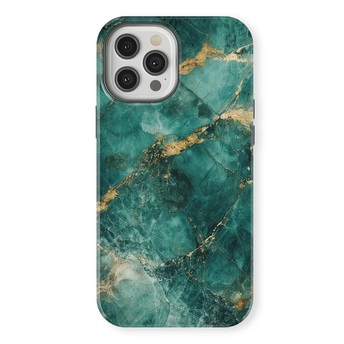 Marble Moods - Emerald Tide Marble - Green case for iPhone 12 Pro Max - Image 1