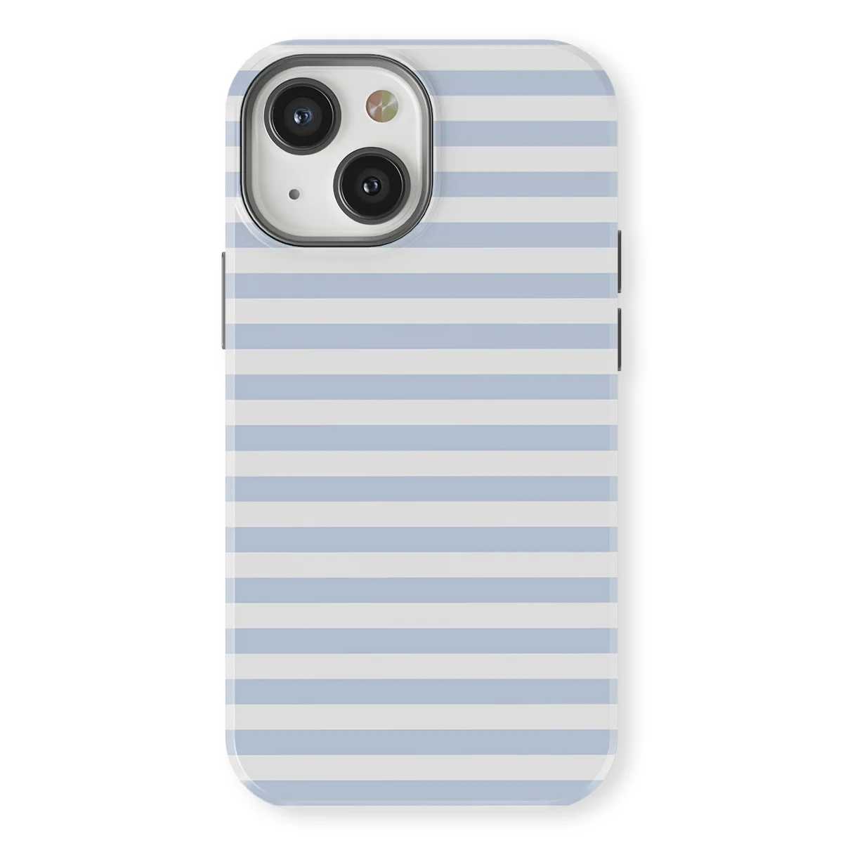 Studio Stripes - Frost Blue - Blue/Grey case for iPhone 13 - Image 1