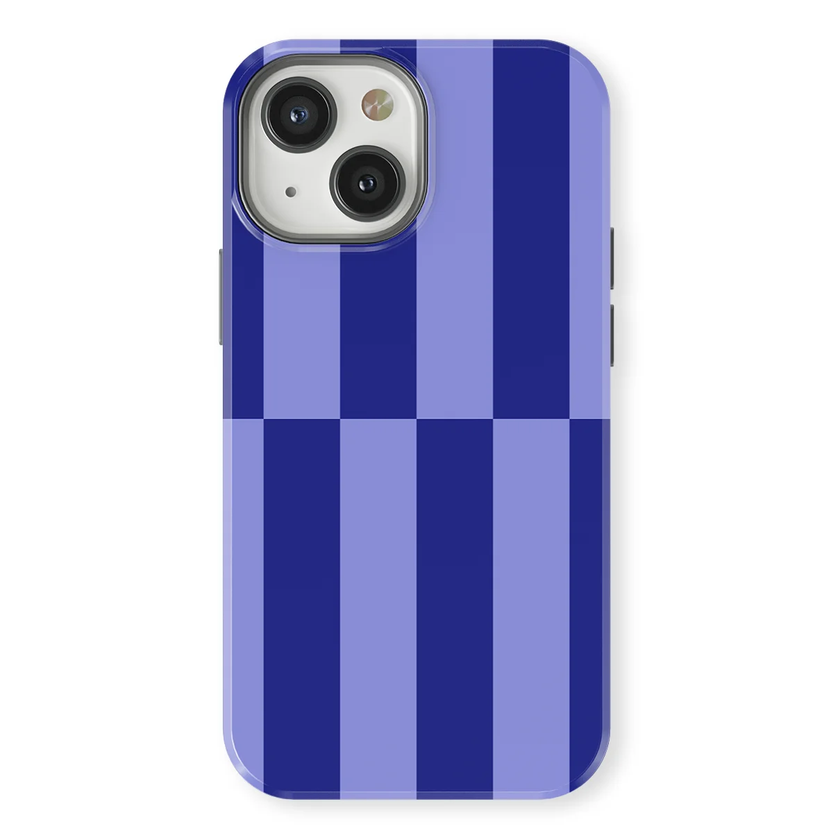 Offset Stripe - Moonlit Blue - Blue case for iPhone 13 Mini - Image 1