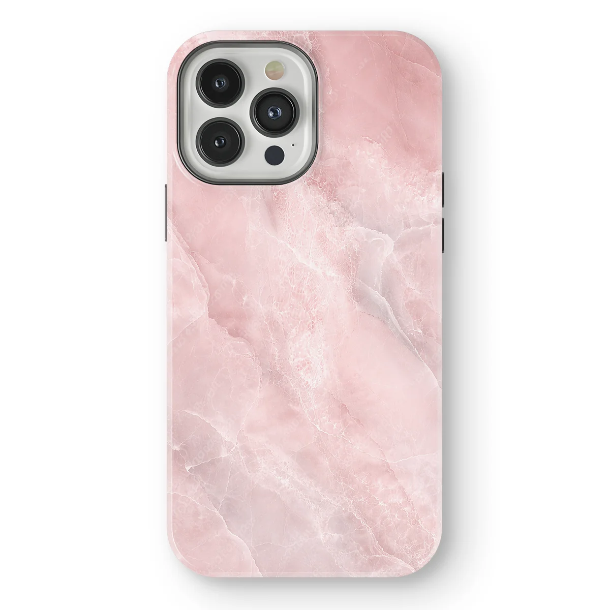 Marble Moods - Blush Marble - Pink case for iPhone 13 Pro - Image 1