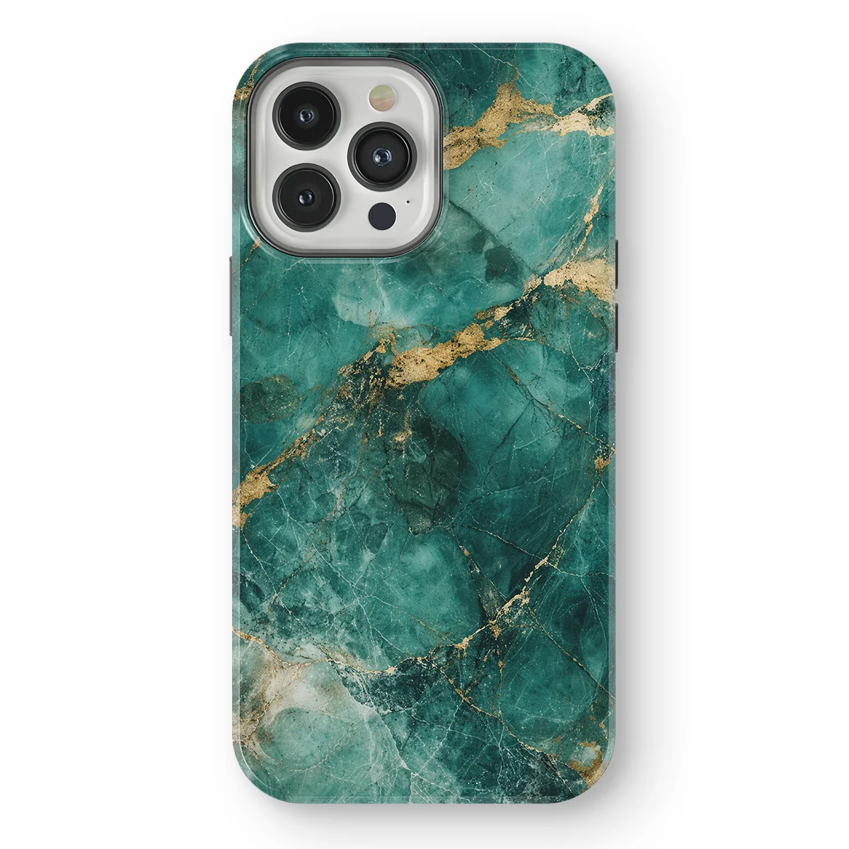 Marble Moods - Emerald Tide Marble - Green case for iPhone 13 Pro - Image 1
