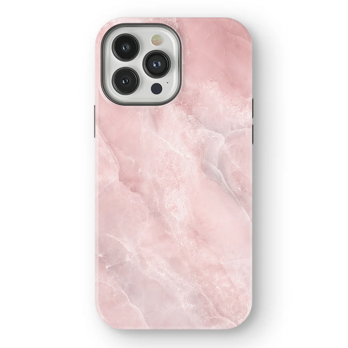 Marble Moods - Blush Marble - Pink case for iPhone 13 Pro Max - Image 1