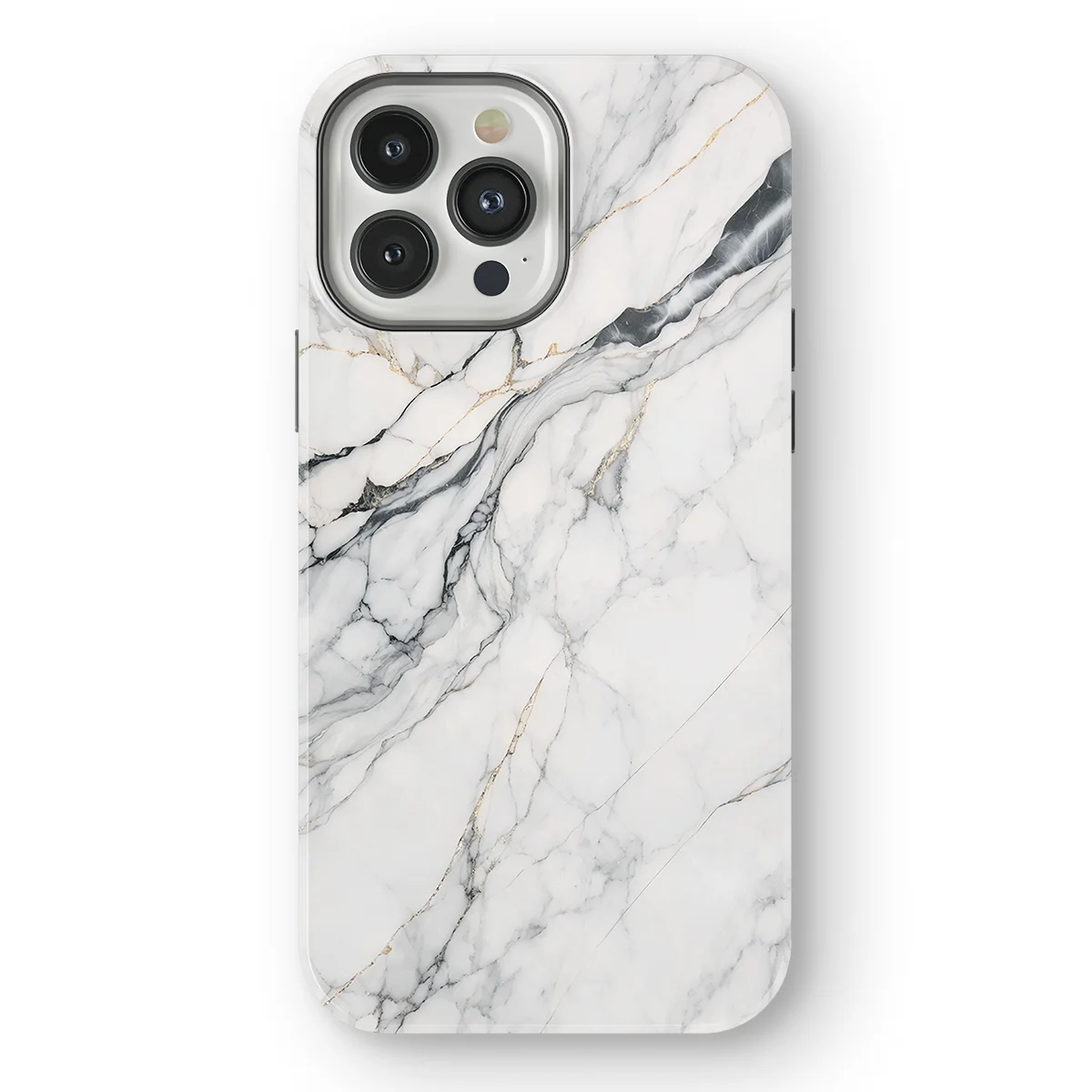 Marble Moods - Classic White Marble - White case for iPhone 13 Pro Max - Image 1