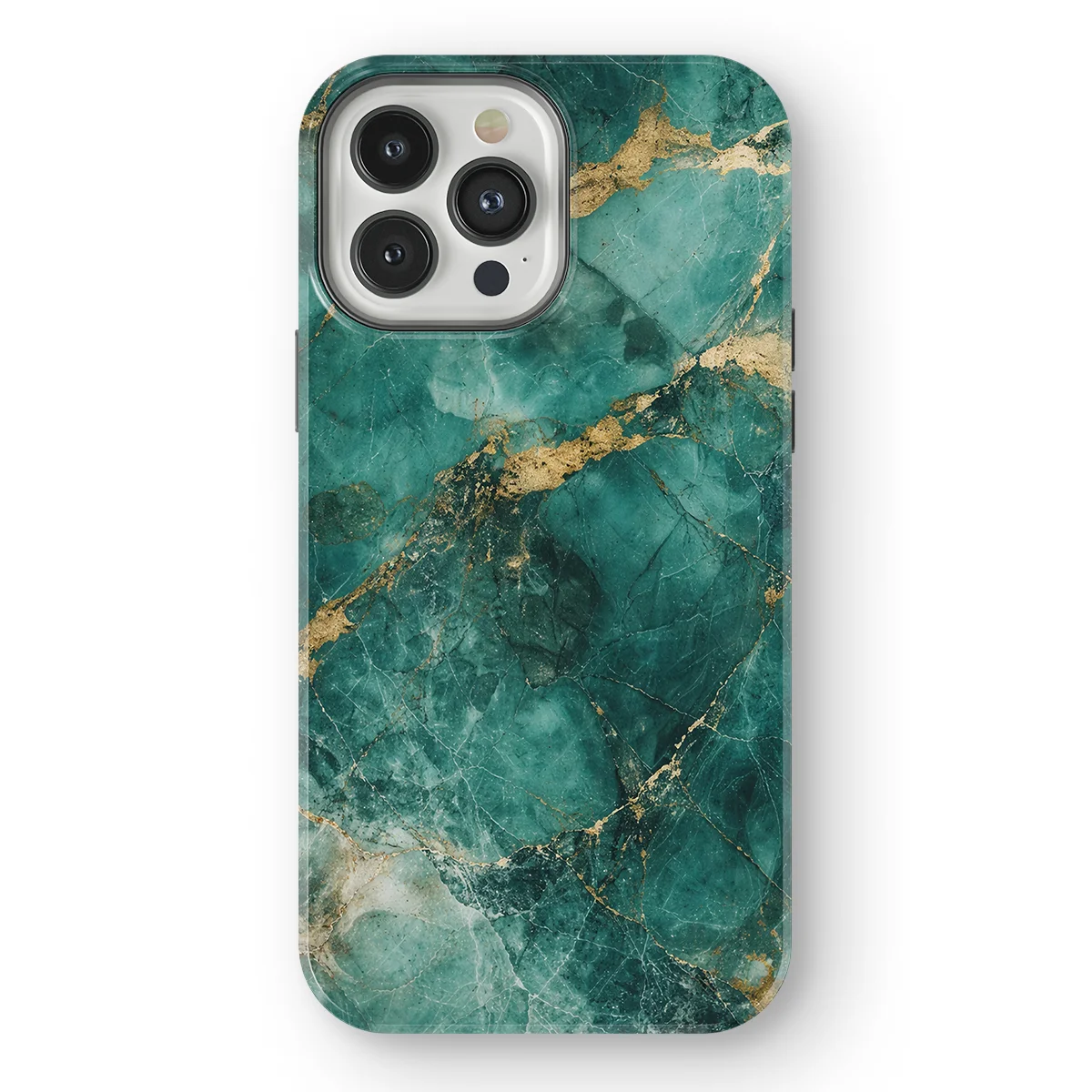Marble Moods - Emerald Tide Marble - Green case for iPhone 13 Pro Max - Image 1