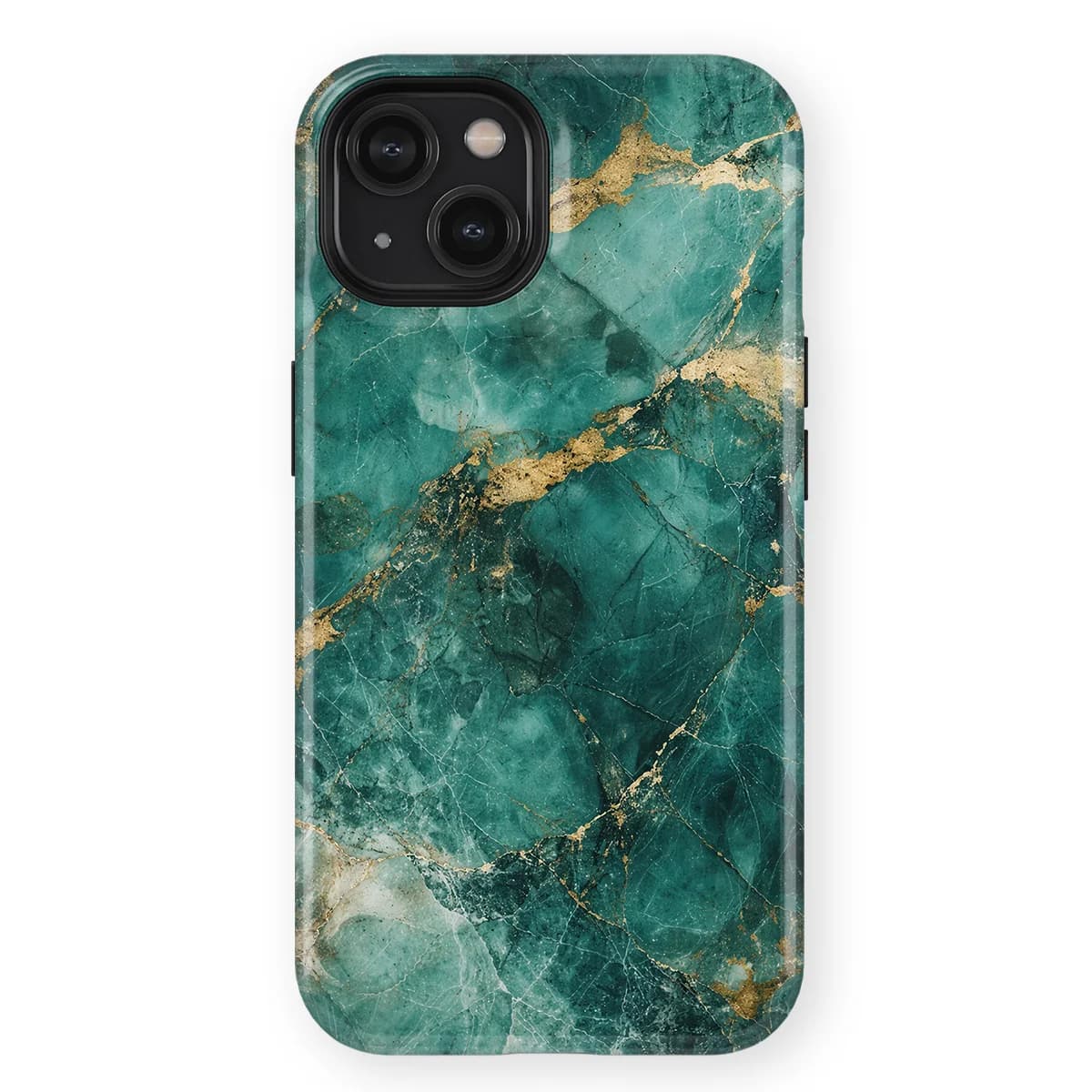 Marble Moods - Emerald Tide Marble - Green for iPhone 14