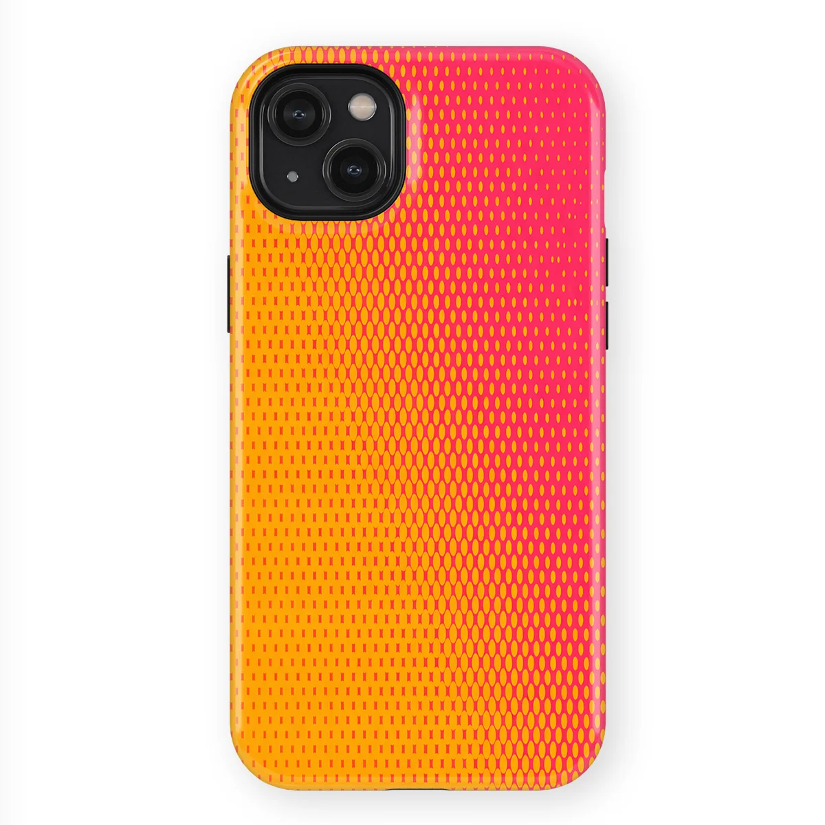 Color Burst - Neon Mango - Orange/Pink/Multicolor case for iPhone 15 Plus - Image 1