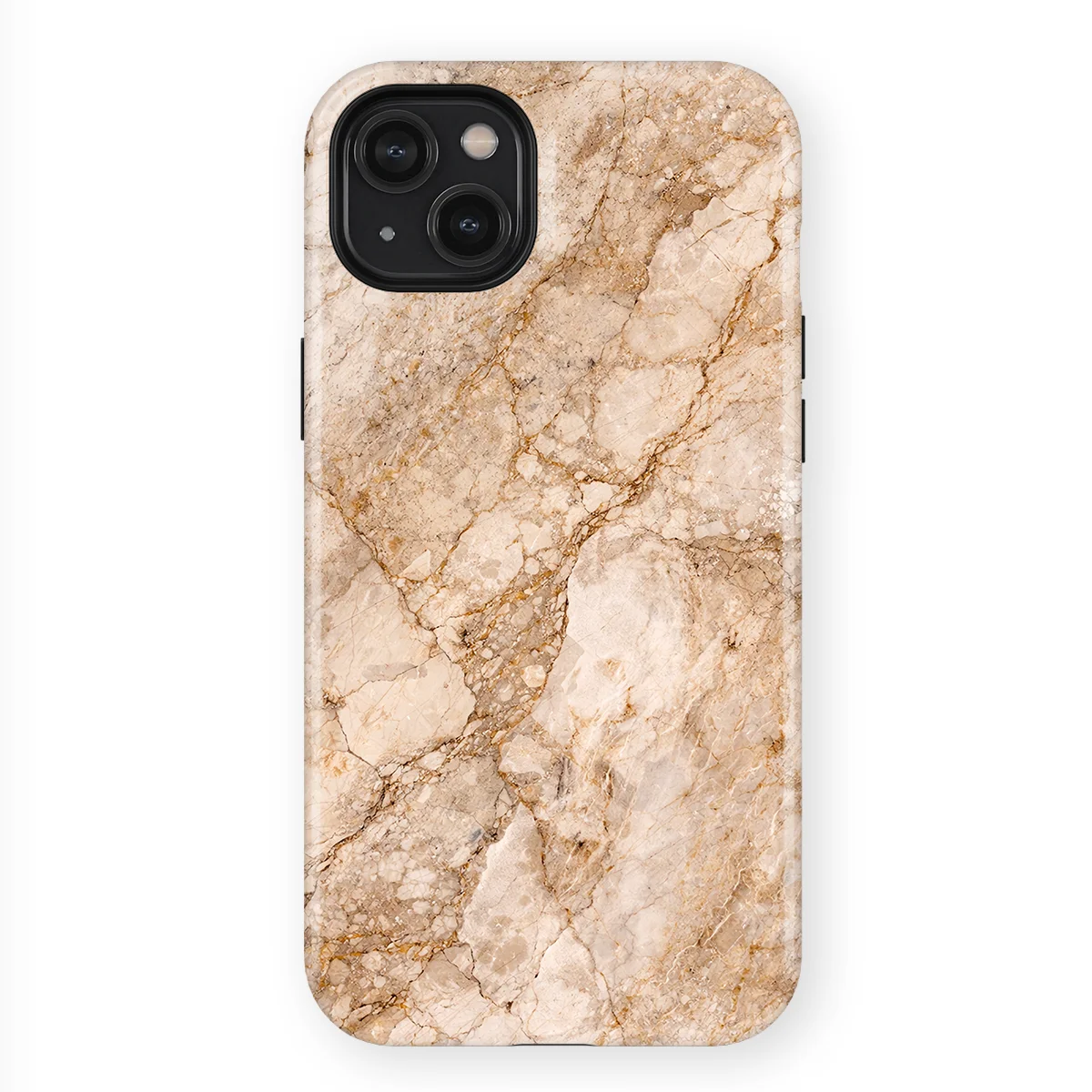 Marble Moods - Champagne Marble - Brown case for iPhone 15 Plus - Image 1