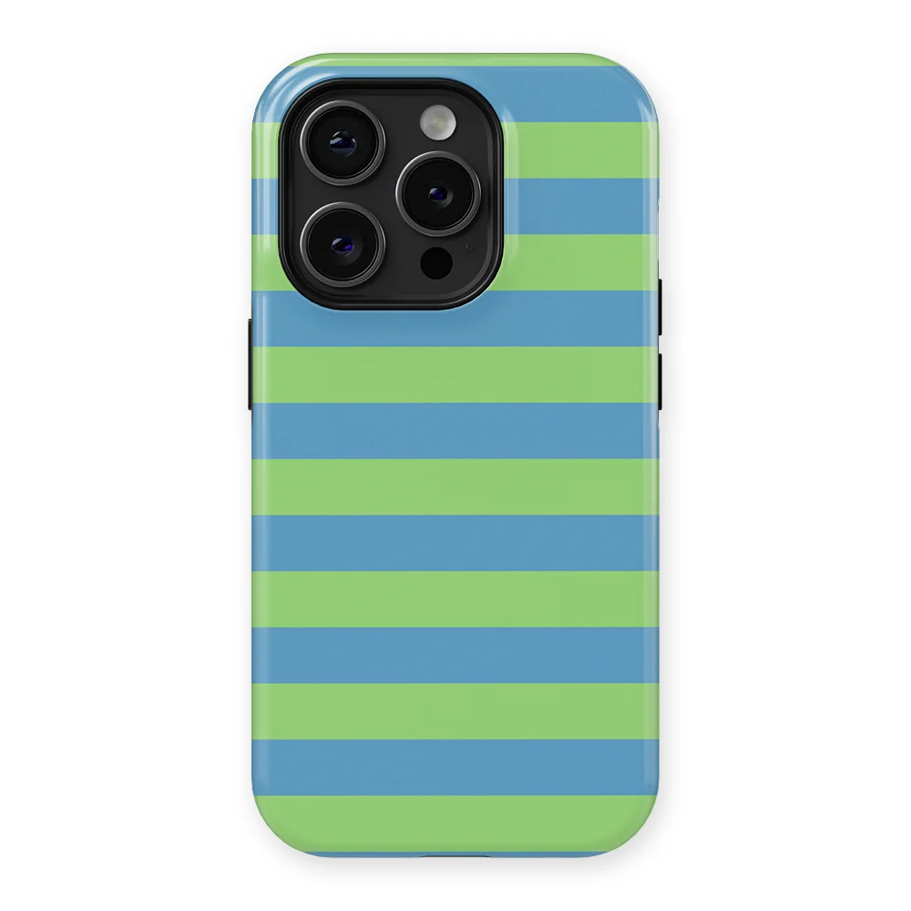 Studio Stripes - Blue Breeze - Blue/Green/Multicolor for iPhone 15 Pro