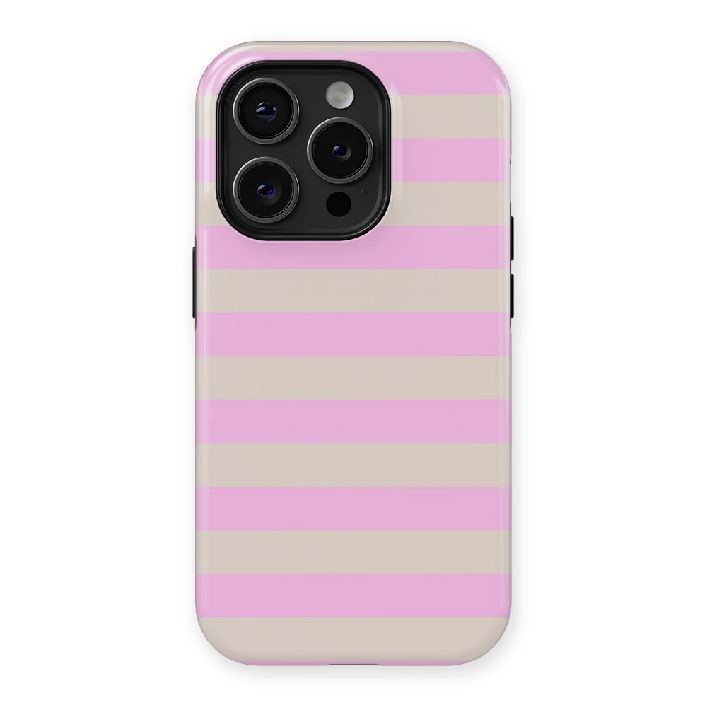 Studio Stripes - Blush Stone - Pink/Grey/Multicolor for iPhone 15 Pro