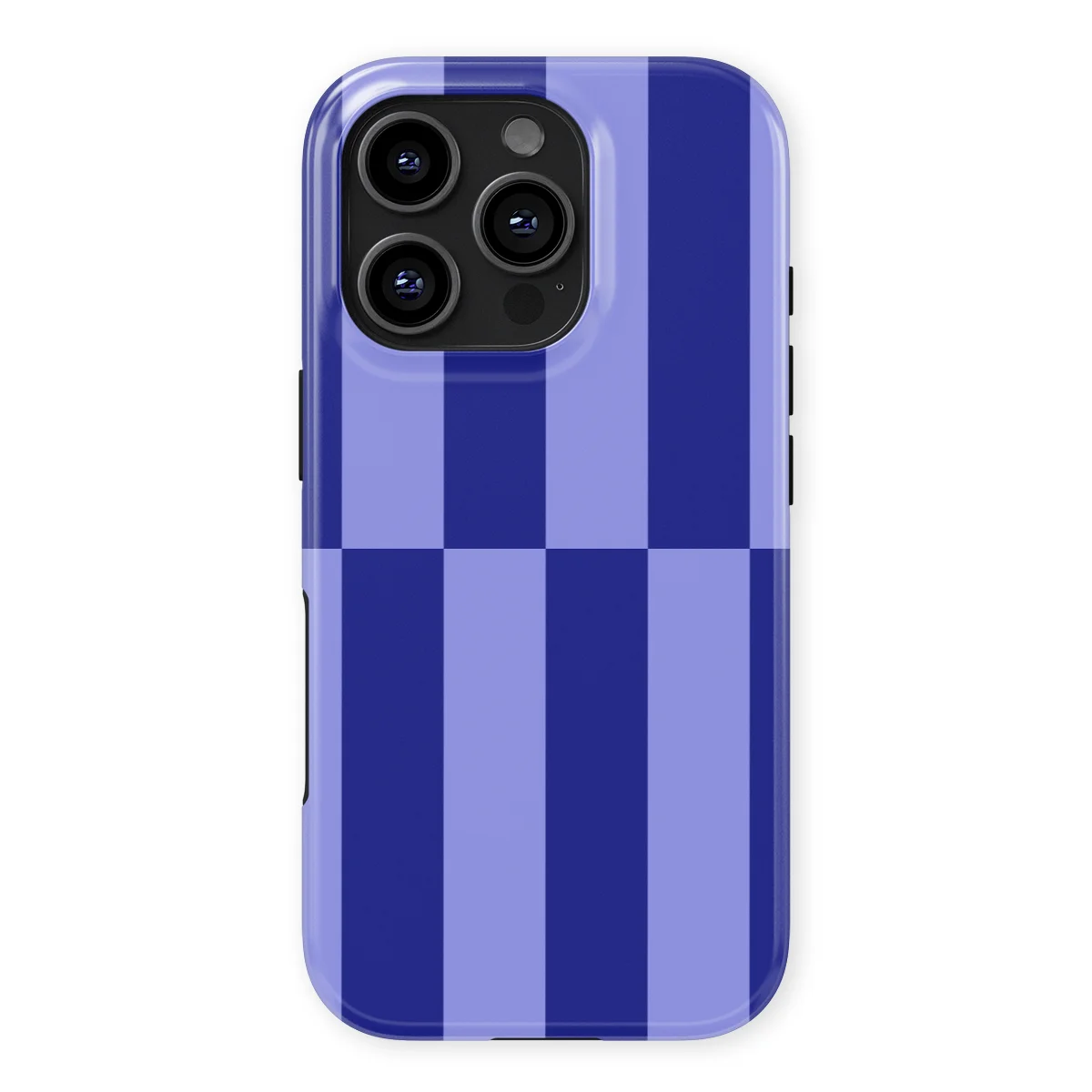 Offset Stripe - Moonlit Blue - Blue case for iPhone 16 Pro Max - Image 1