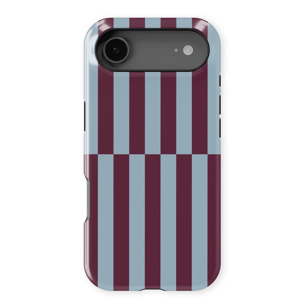 Offset Stripe - Merlot Mist - Blue/Purple/Multicolor case for iPhone 17 Air - Image 1