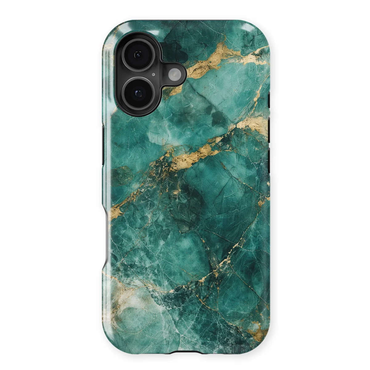 Marble Moods - Emerald Tide Marble - Green case for iPhone 17 - Image 1