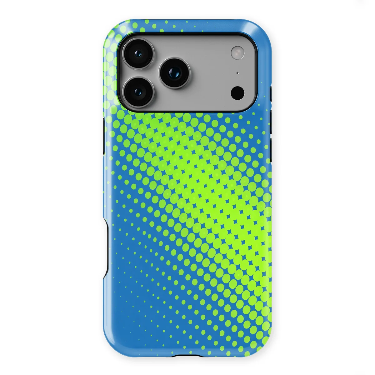 Color Burst - Blue Pulse - Blue/Green/Multicolor for iPhone 17 Pro Max