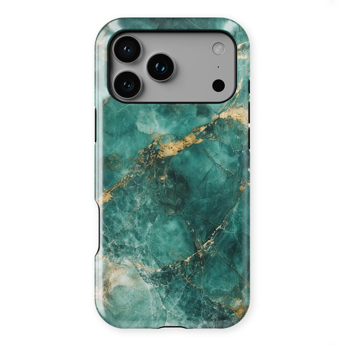 Marble Moods - Emerald Tide Marble - Green case for iPhone 17 Pro Max - Image 1