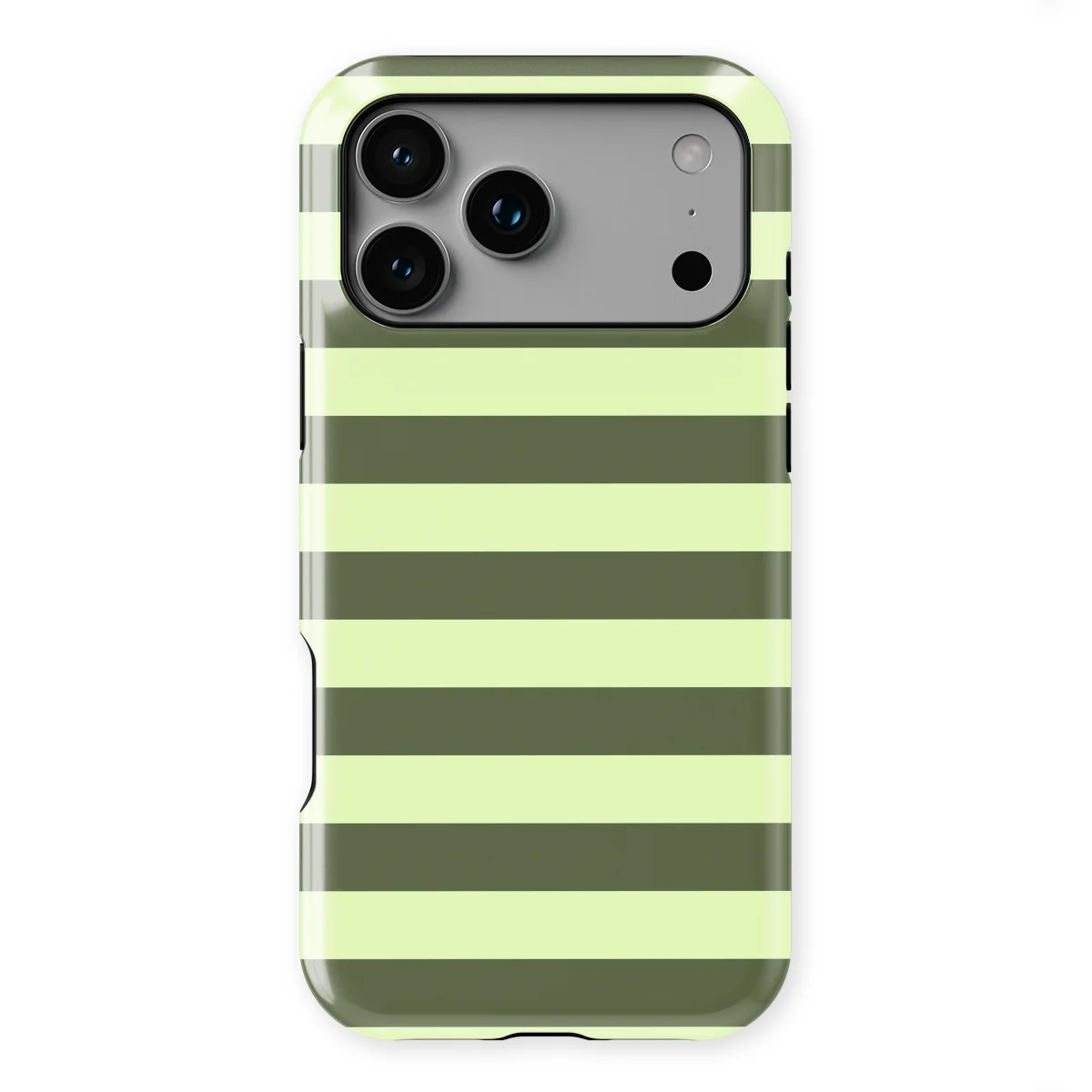Studio Stripes - Fresh Moss - Green/Yellow/Multicolor for iPhone 17 Pro Max