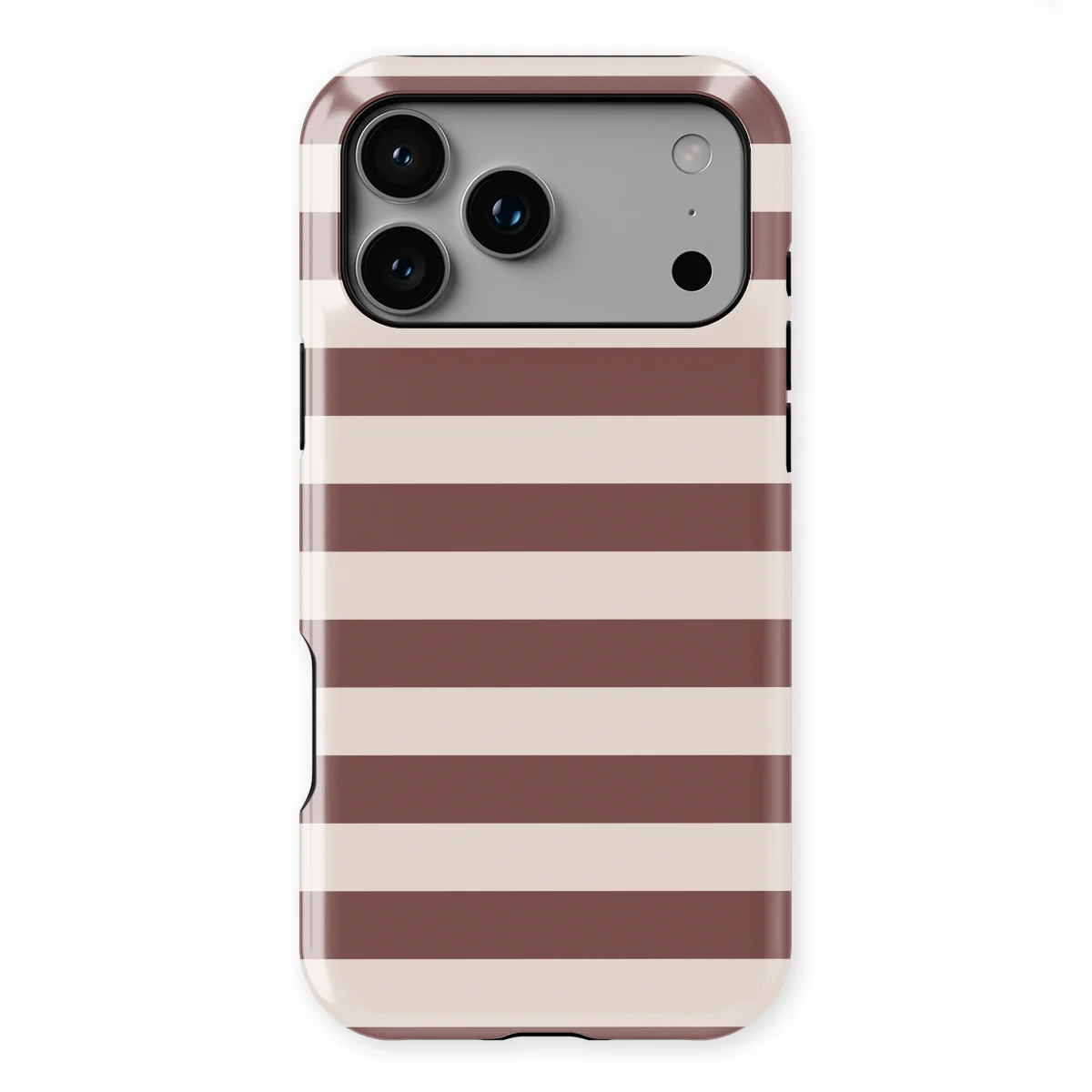 Studio Stripes - Mocha Mist - Brown/Grey/Multicolor for iPhone 17 Pro Max