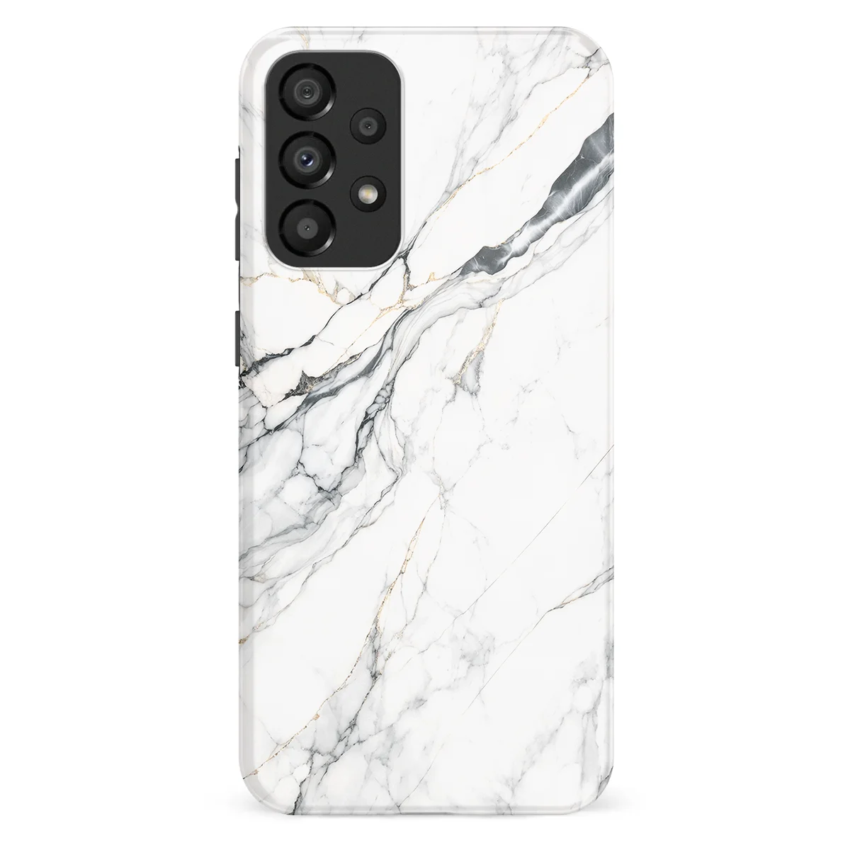 Marble Moods - Classic White Marble - White case for Galaxy A33 - Image 1