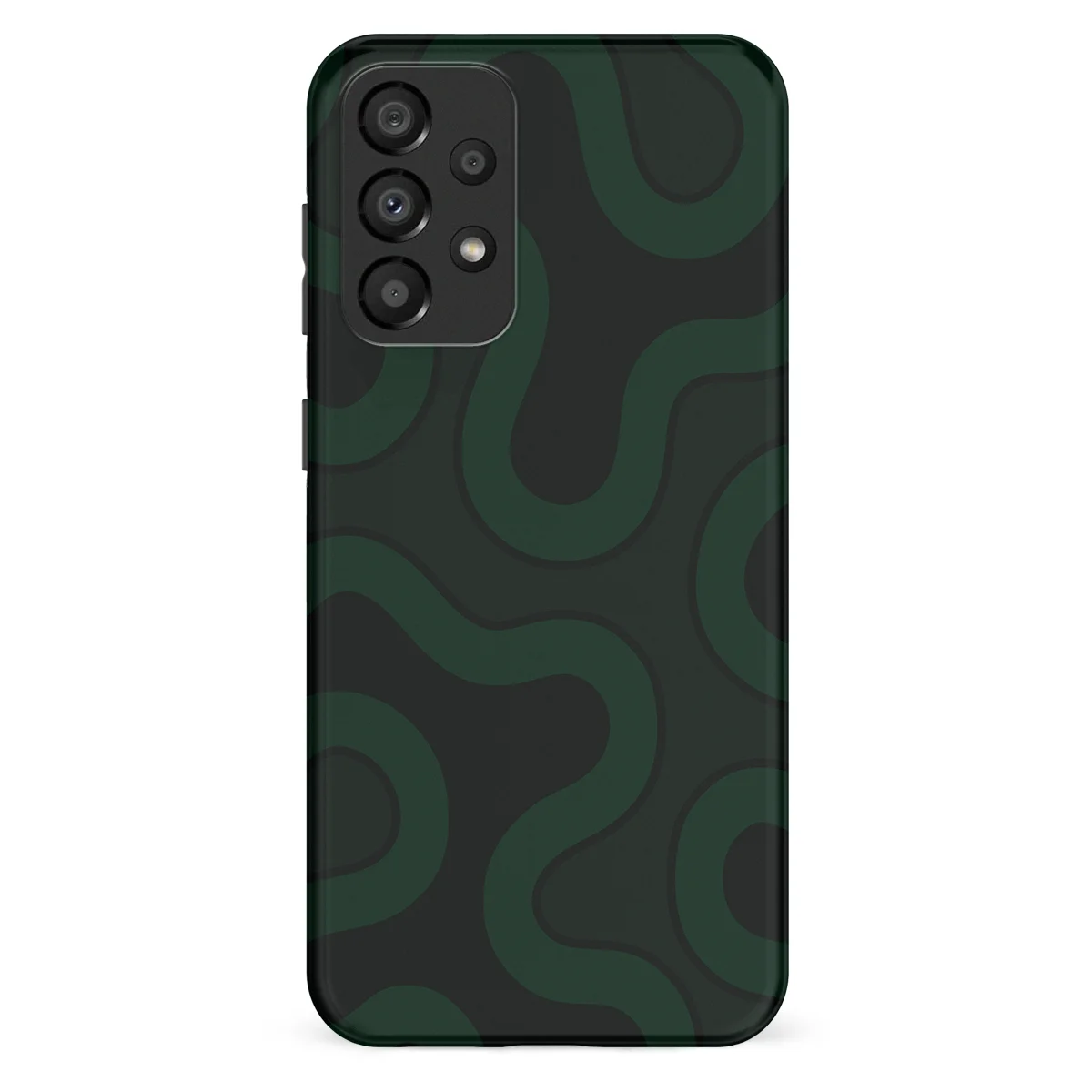 Motion Flow - Dark Drift - Black/Green case for Galaxy A33 - Image 1