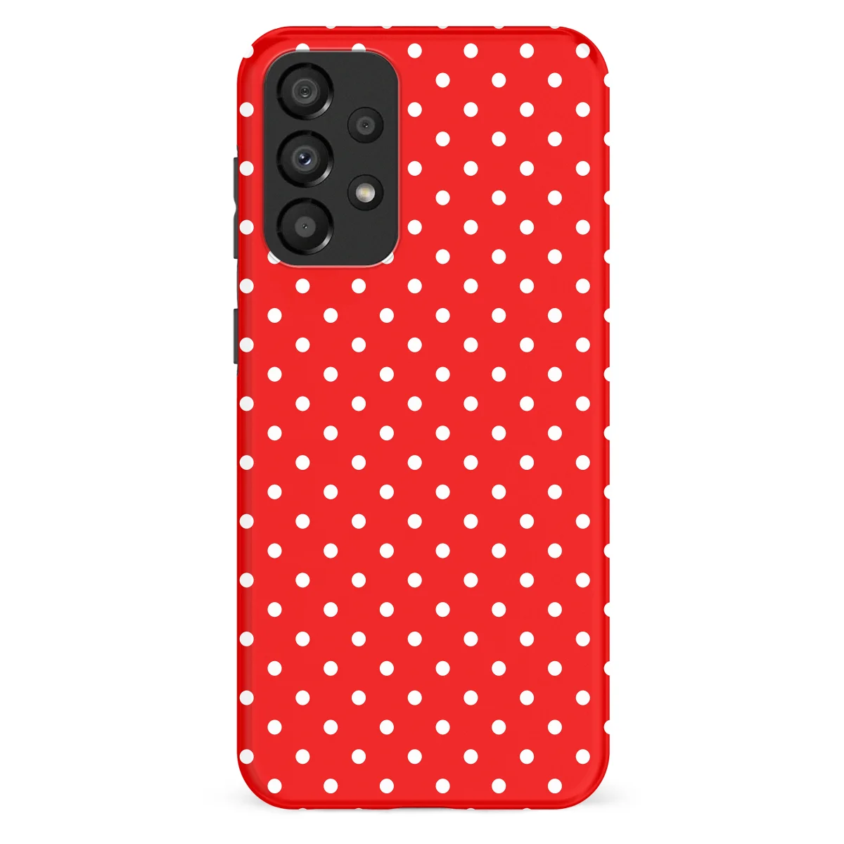 Polka Dots - Classic Red - Red/White case for Galaxy A33 - Image 1