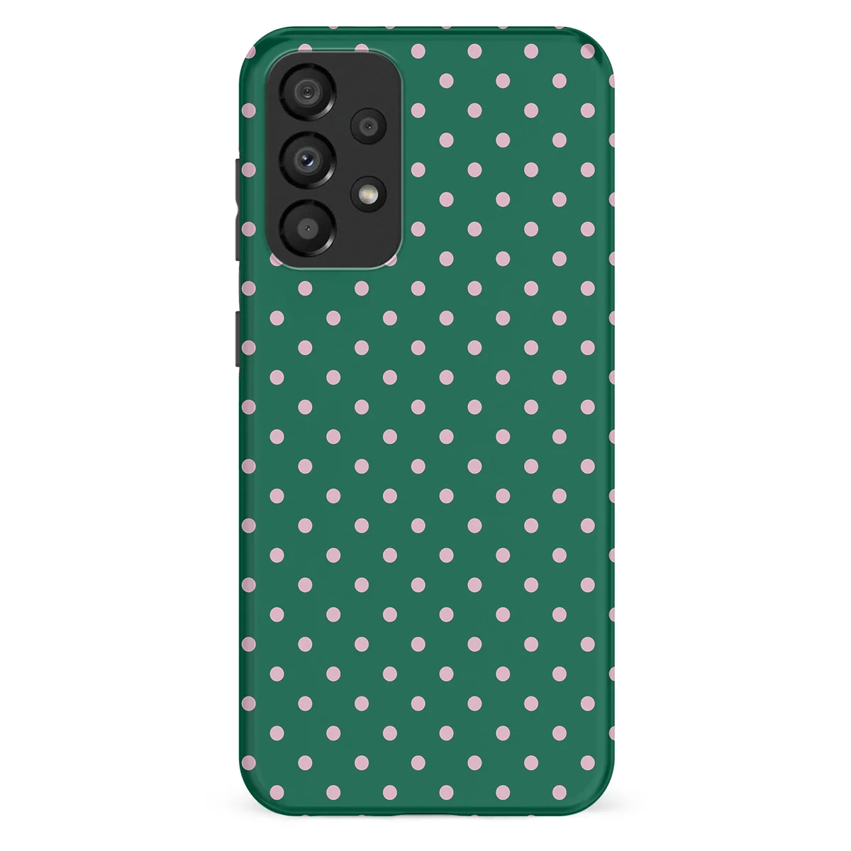Polka Dots - Forest Blush - Green/Pink for Galaxy A33