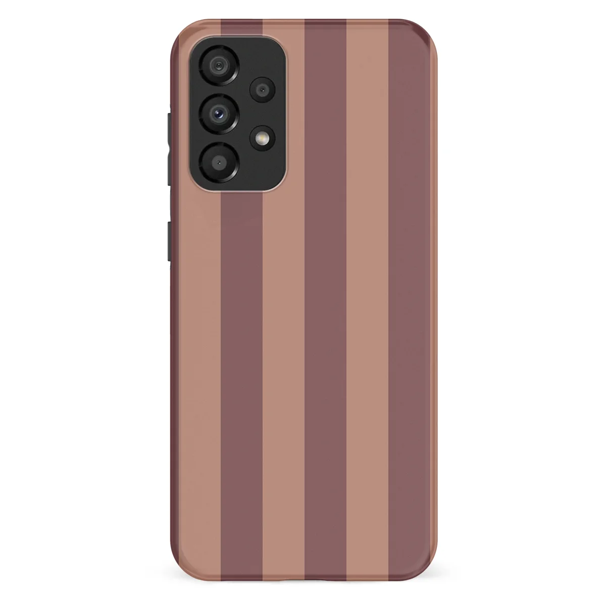 Stripes - Burgundy Rush - Purple/Brown/Multicolor case for Galaxy A33 - Image 1