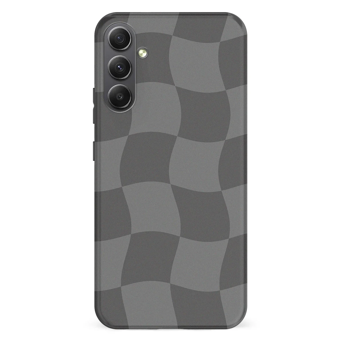 Checkered Warp - Grey Motion - Grey case for Galaxy A34 - Image 1