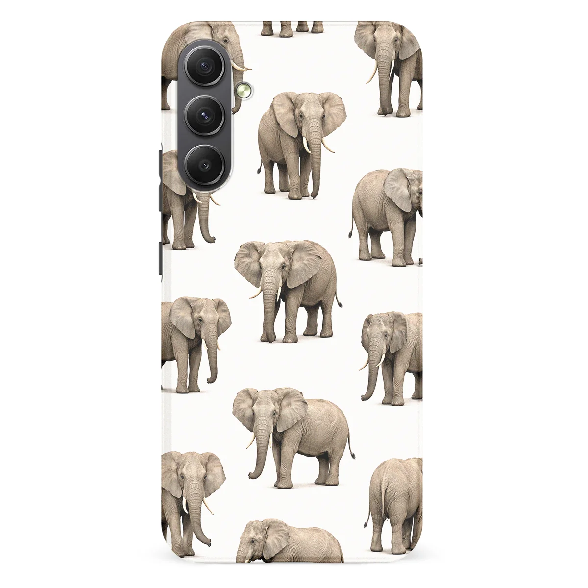 Safari - Olifant - White/Grey case for Galaxy A34 - Image 1