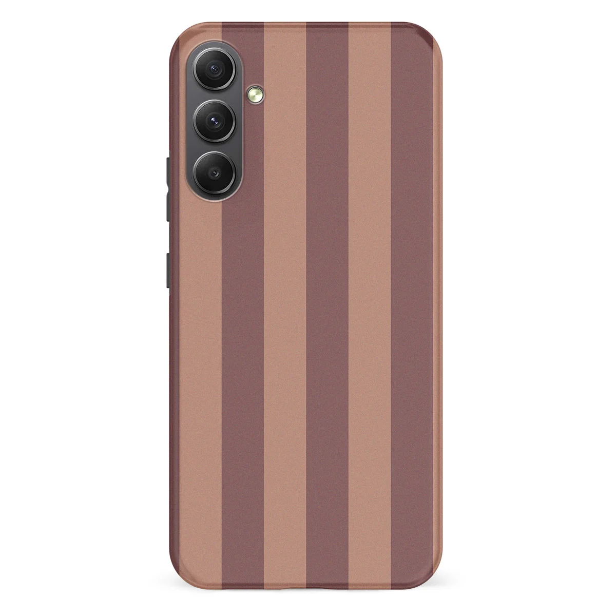 Stripes - Burgundy Rush - Purple/Brown/Multicolor case for Galaxy A34 - Image 1