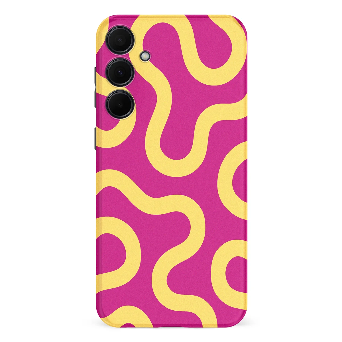 Motion Flow - Candy Current - Pink/Yellow case for Galaxy A35 - Image 1