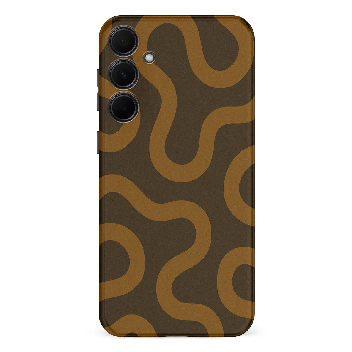 Motion Flow - Fluid Roots - Brown/Orange case for Galaxy A35 - Image 1