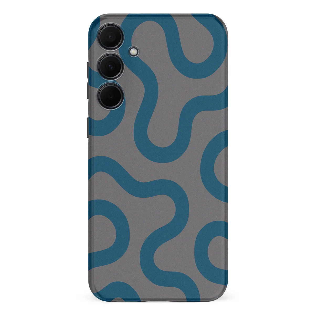 Motion Flow - Shadow Waves - Grey/Blue case for Galaxy A35 - Image 1