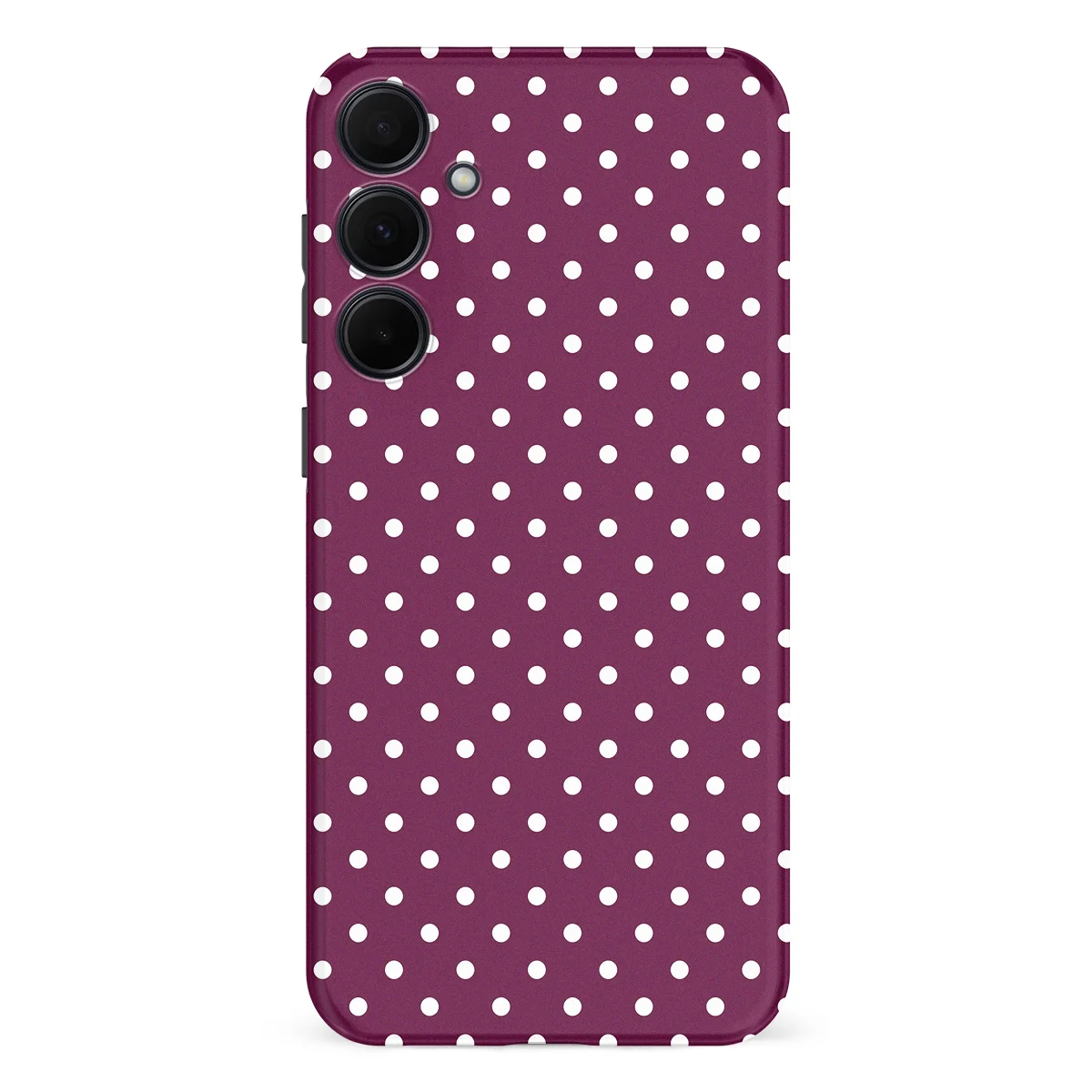 Polka Dots - Purple Pop - Purple/White case for Galaxy A35 - Image 1