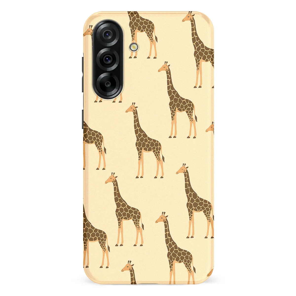 Animals - Giraffe - Beige/Yellow case for Galaxy A36 - Image 1