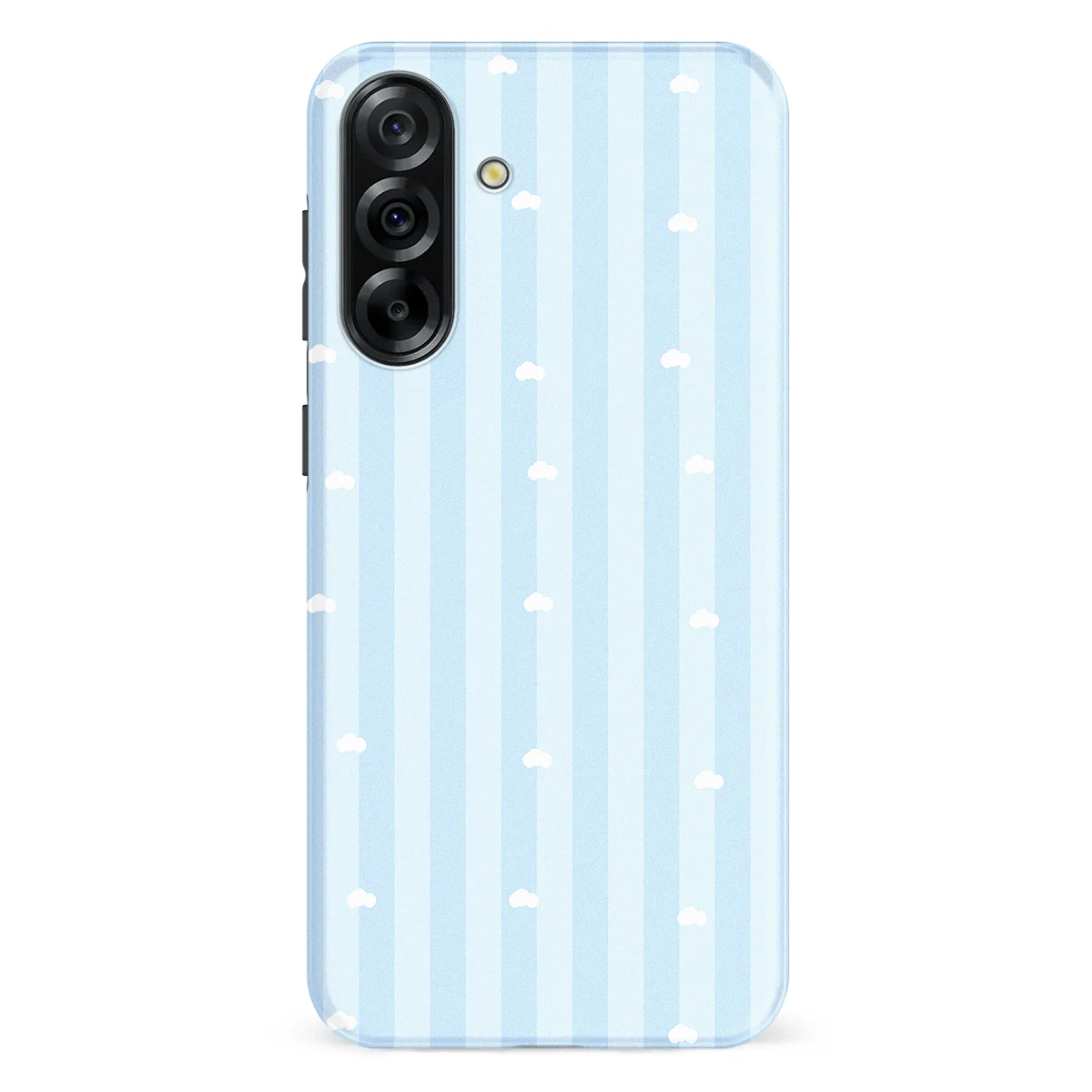 Happy Stripes - Cotton Sky - Blue case for Galaxy A36 - Image 1
