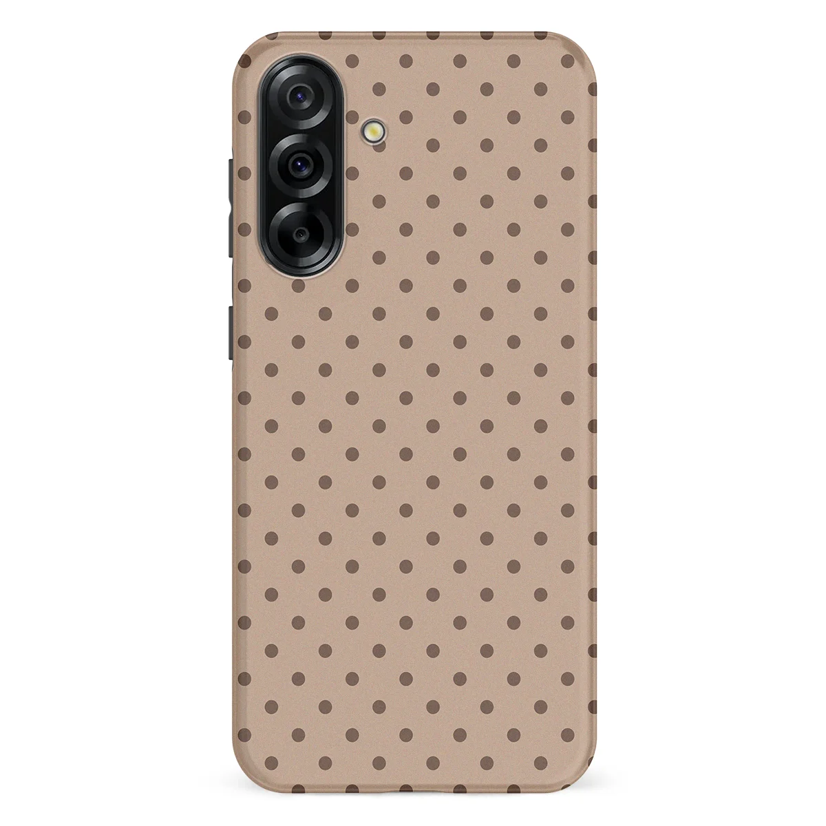 Polka Dots - Sandstone Dots - Brown/Brown case for Galaxy A36 - Image 1