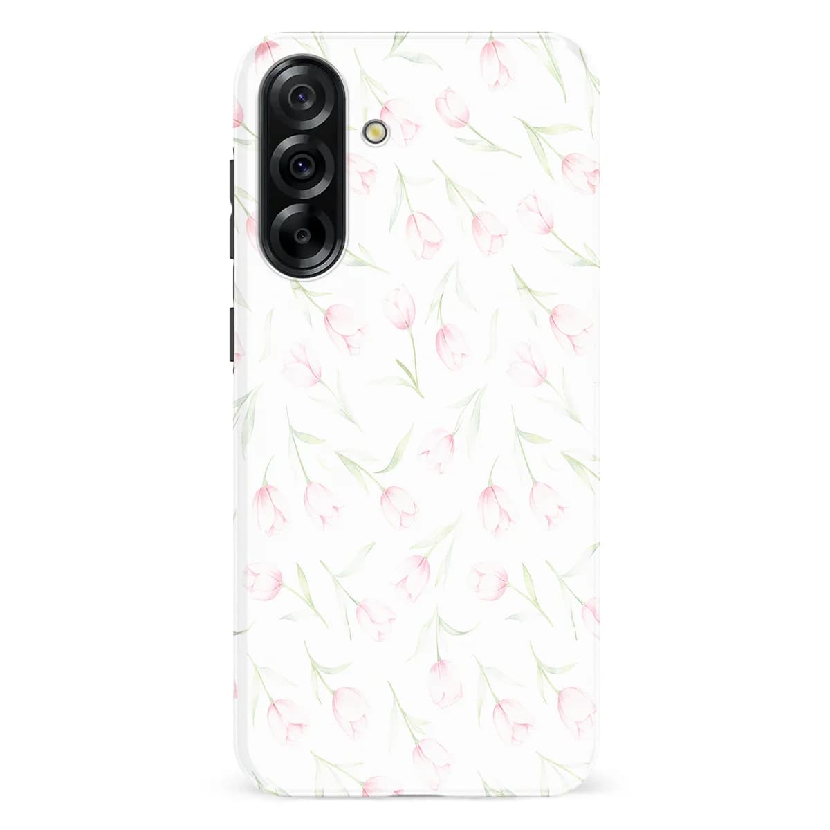 Watercolor Flowers - Soft Tulips - Pink/Green/Multicolor for Galaxy A36